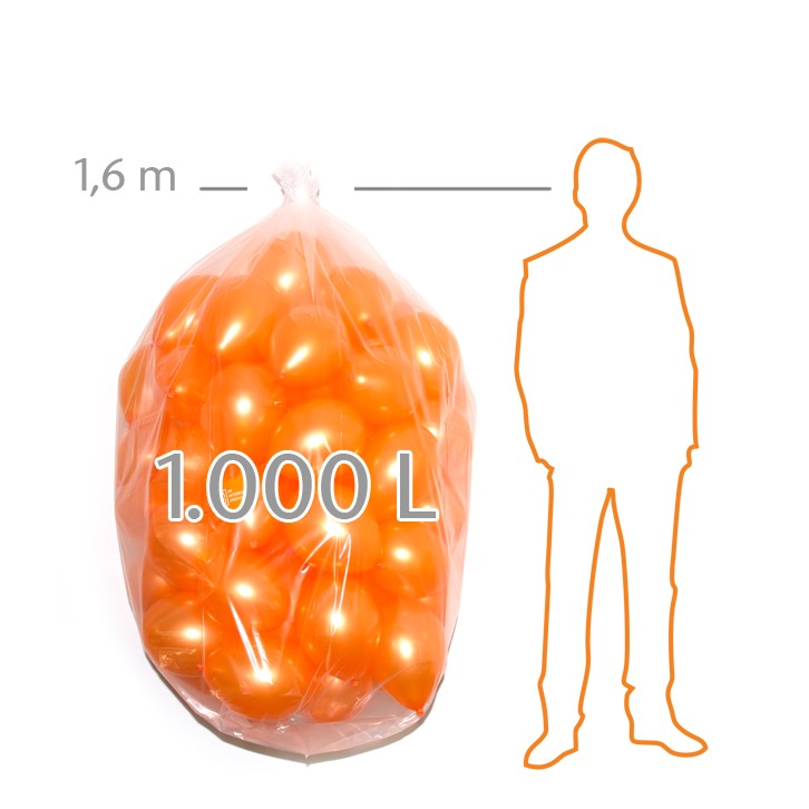 1000-L Müllsack | Wertstoffsack - transparent stark