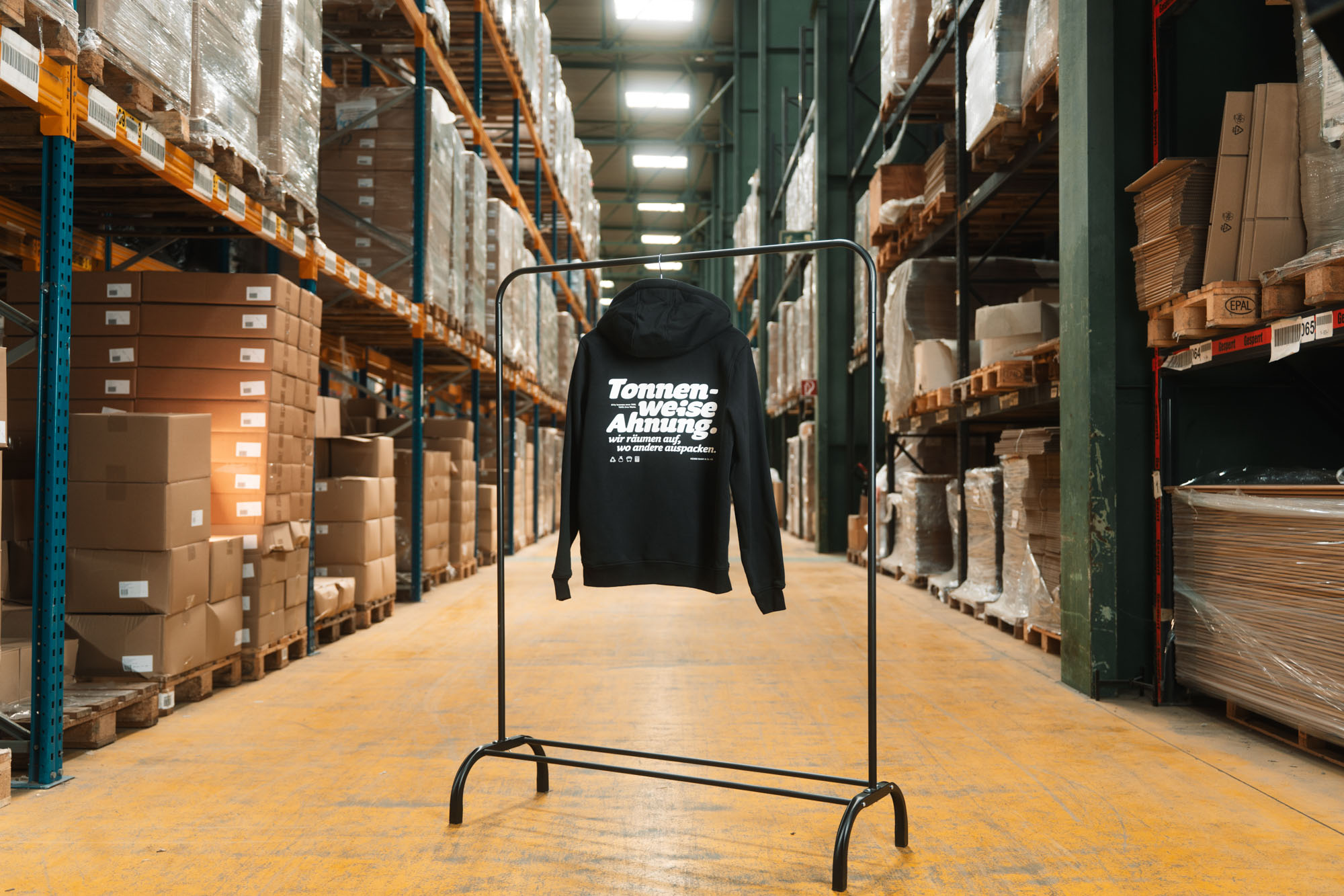 ZAGO-Hoddie mit Kapuze „Tonnen weise Ahnung“