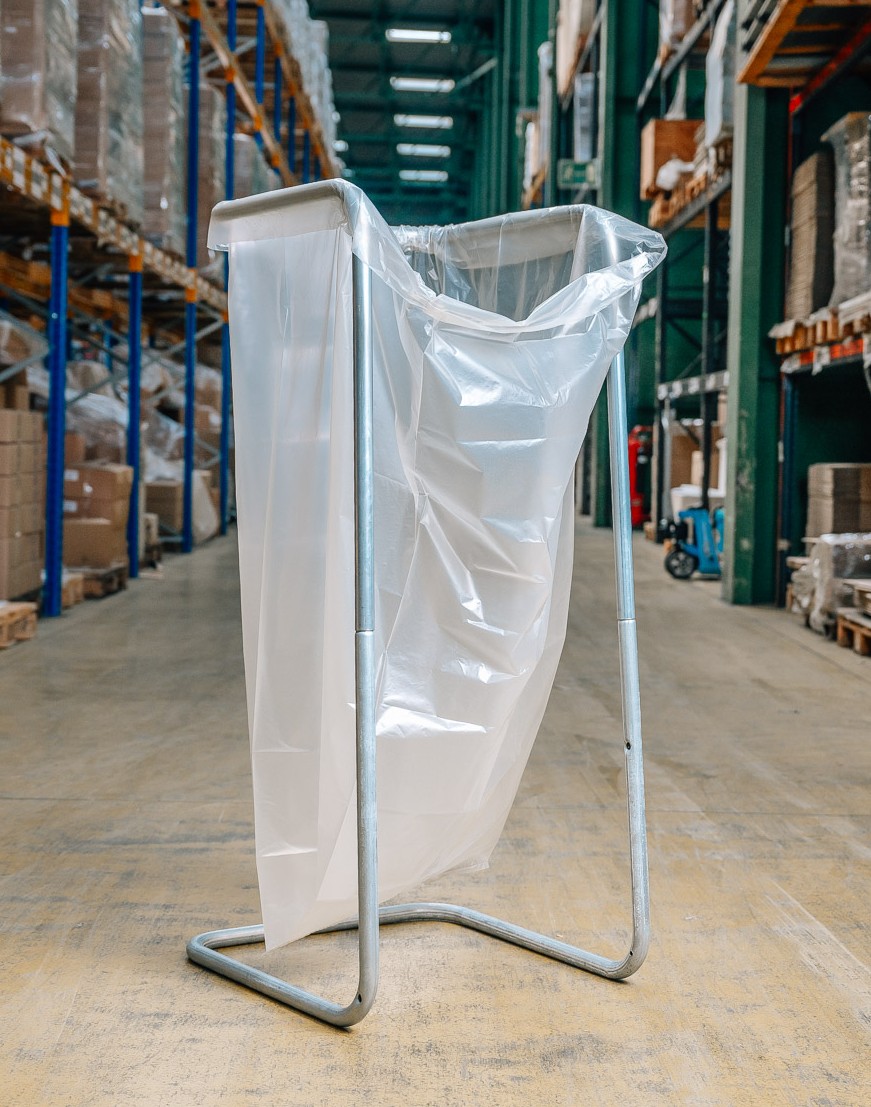 Sackständer mit 2 Rädern für 1000 Liter Wertstoffsack